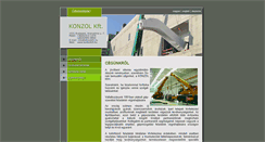 Desktop Screenshot of konzolkft.hu