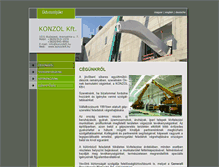 Tablet Screenshot of konzolkft.hu